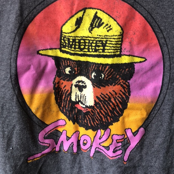 Small Retro Smokey the Bear Muscle Tank - Picture 2 of 4
